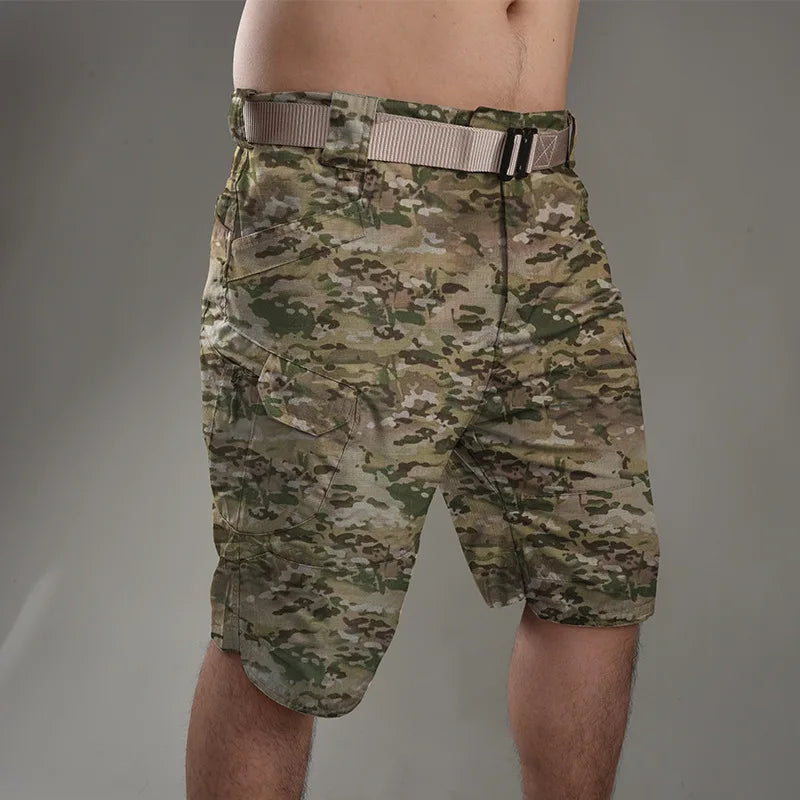 Men's Breathable and Wear-Resistant Urban Tactical 5-Inch Shorts - Tactical Military Fanatic Outdoor Training Hiking Shorts - Ellianto fashion Men's