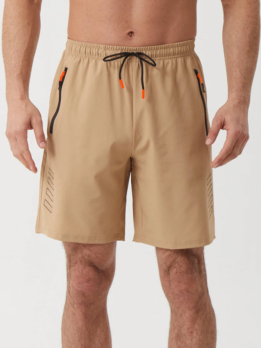 [USA Size] For 2025 Summer New Mens Casual Bermuda Trouers Beach Solid Shorts Sport Running Man Pants OverSize - Ellianto fashion Men's