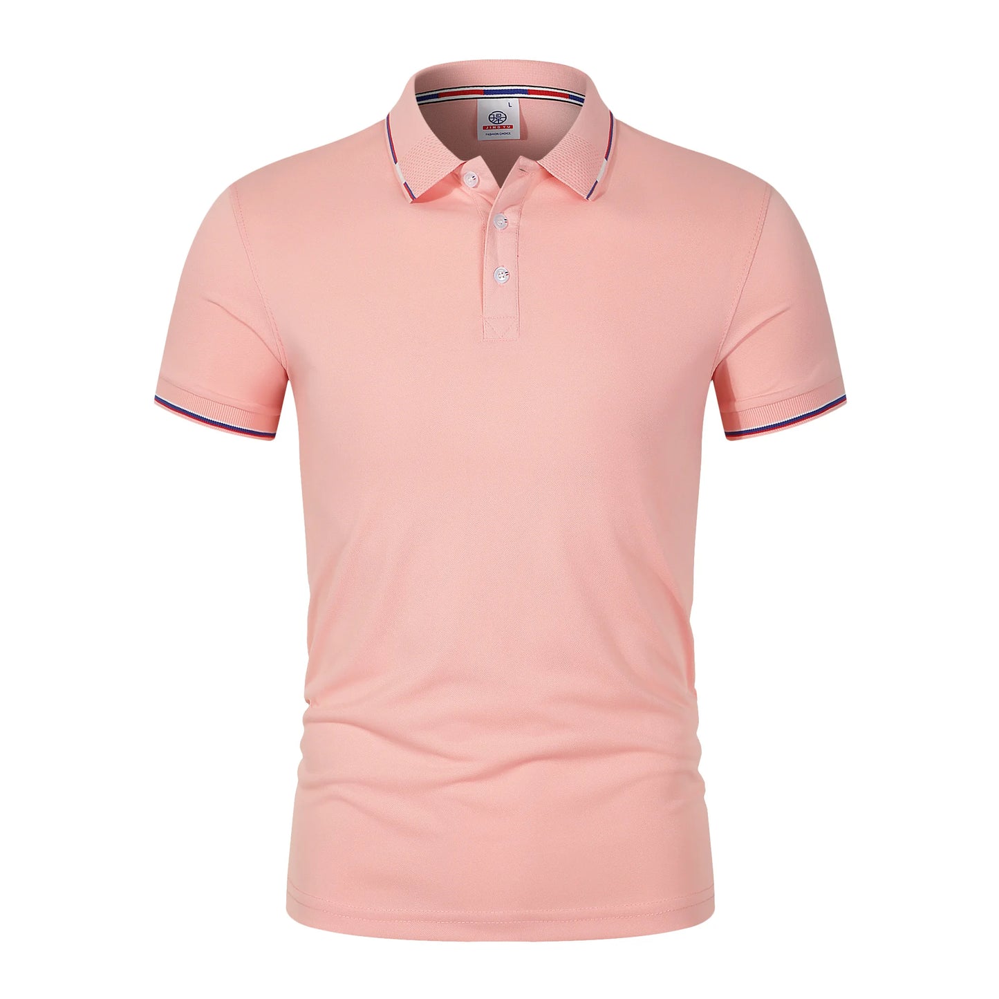 2025 New fashion high quality classic men's short sleeve polo summer casual polo collar S-3XL simple solid color breathable comf - Ellianto fashion Men's