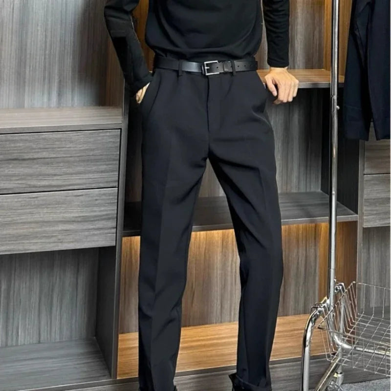 Men's tailored blazer slim-fit business suit jacket men's formal business suit - Ellianto fashion Men's