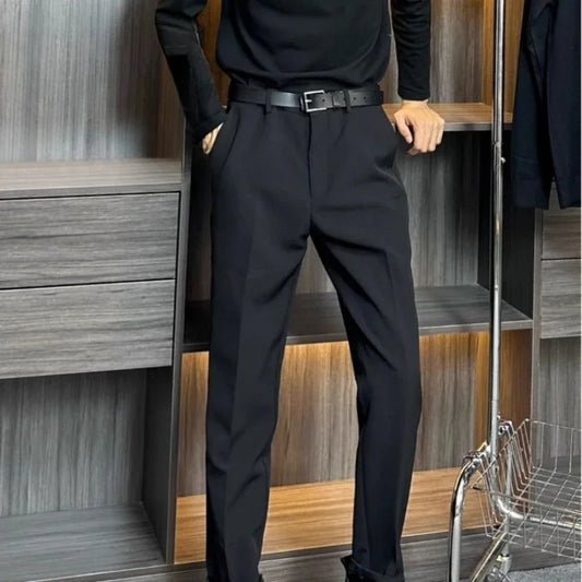 Men's tailored blazer slim-fit business suit jacket men's formal business suit - Ellianto fashion Men's