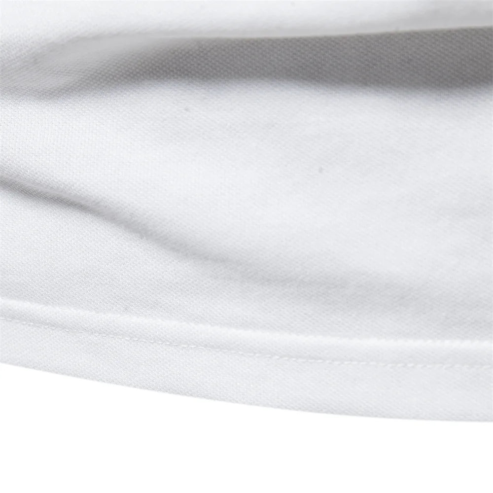 2025 Premium Men's Polo Shirt Deer Embroidery Design 80% Cotton EU Size Casual Short Sleeve Shirts Business Polo Tops Hot Seller - Ellianto fashion Men's