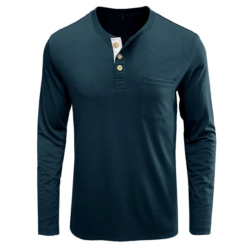 Men Fashion Casual T-Shirts Long Sleeve Tops For Man Soild O Neck Shirts Elastic Gym T Shirt Soccer Tees Streetwear Man Clothing - Ellianto fashion Men's