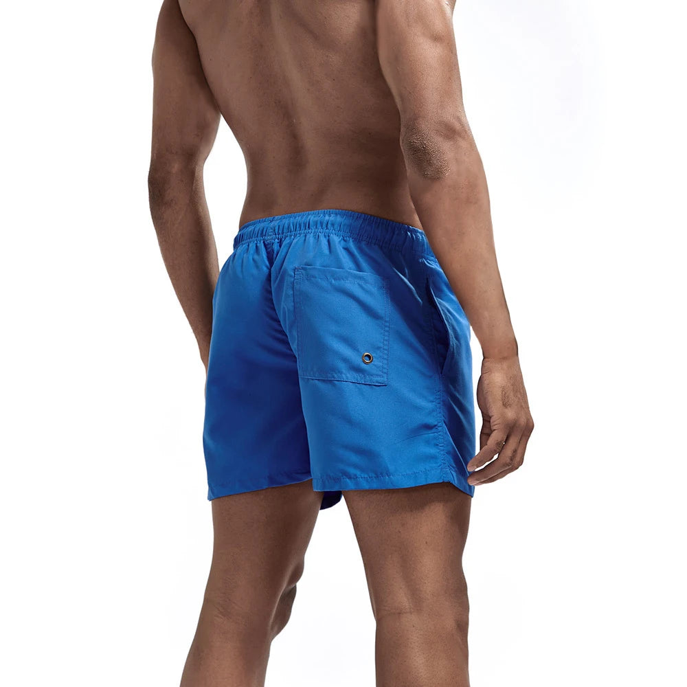 Men's Swim Shorts Swim Trunks Quick Dry Board Shorts Bathing Suit Breathable Drawstring With Pockets for Surfing Beach Summer - Ellianto fashion Men's