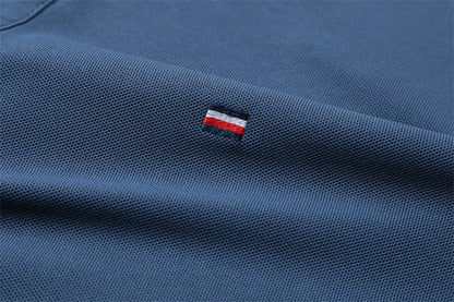 Men's Casual Fashion Polo Shirt Breathable and Comfortable Embroidered Top - Ellianto fashion Men's