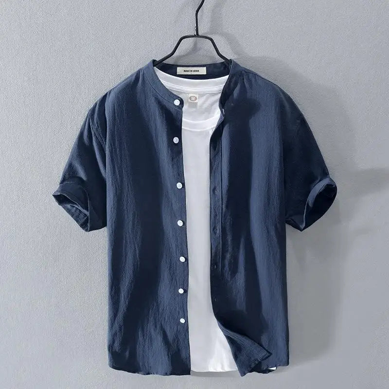 Men’s Linen Short-Sleeve Shirt – Fresh, Lightweight Comfort and Effortless Summer Style for the Modern Gentleman