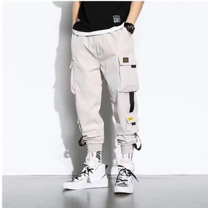 Workwear pants for men, trendy men's clothing for spring and summer, trendy brand workwear pants for casual and loose men's spor - Ellianto fashion Men's