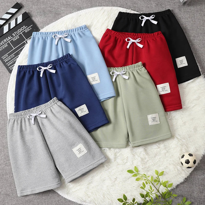 1/3 Pcs men Basic Joker Shorts Boy Leisure Sports Tether Pants Girl Fashion Comfortable Multicolor Combination Hot Pants - Ellianto fashion Men's