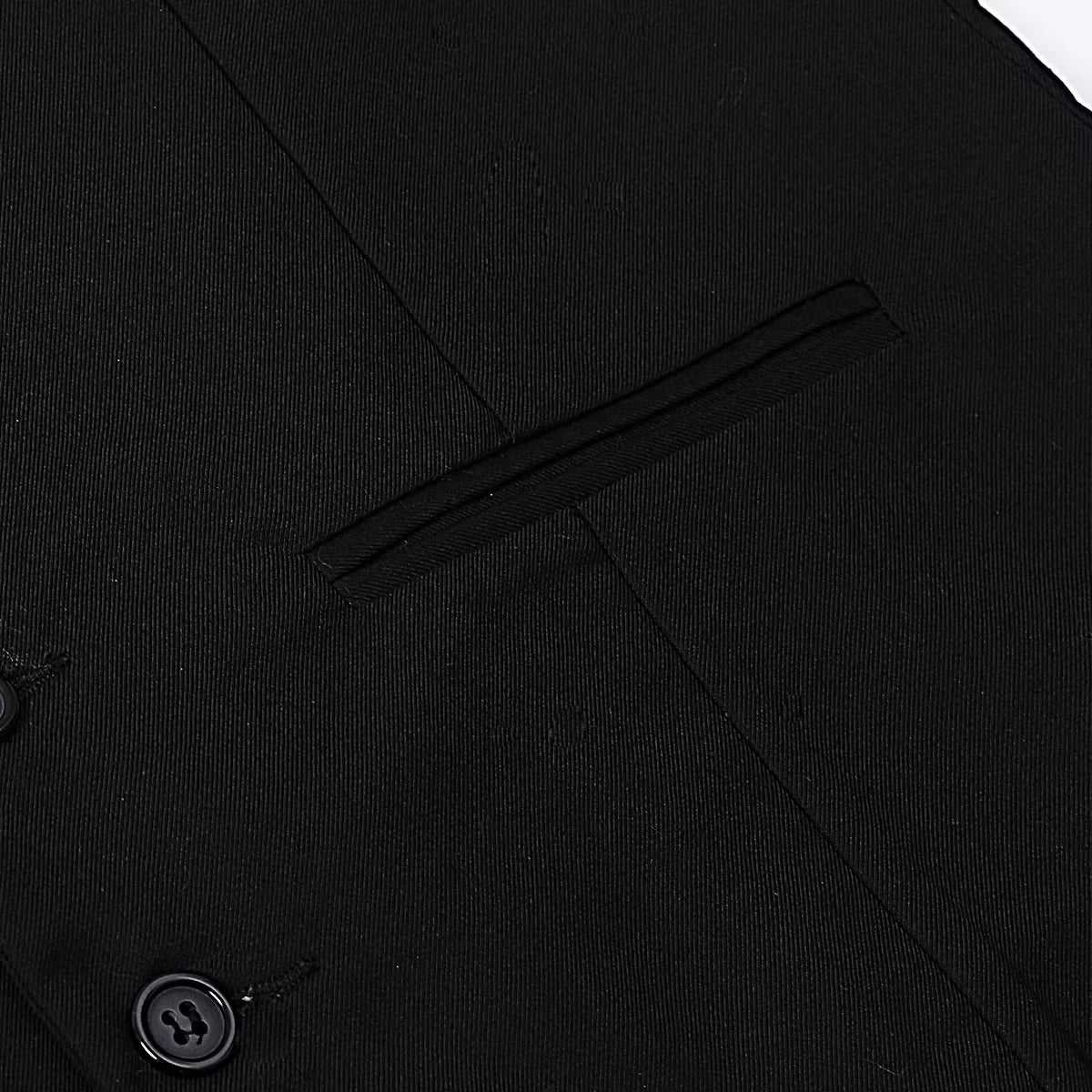 Mens Suit Vest Male Business Formal Wedding Office Birthday Party Outfit Set Easter Church Jacket Black Waistcoat - Ellianto fashion Men's