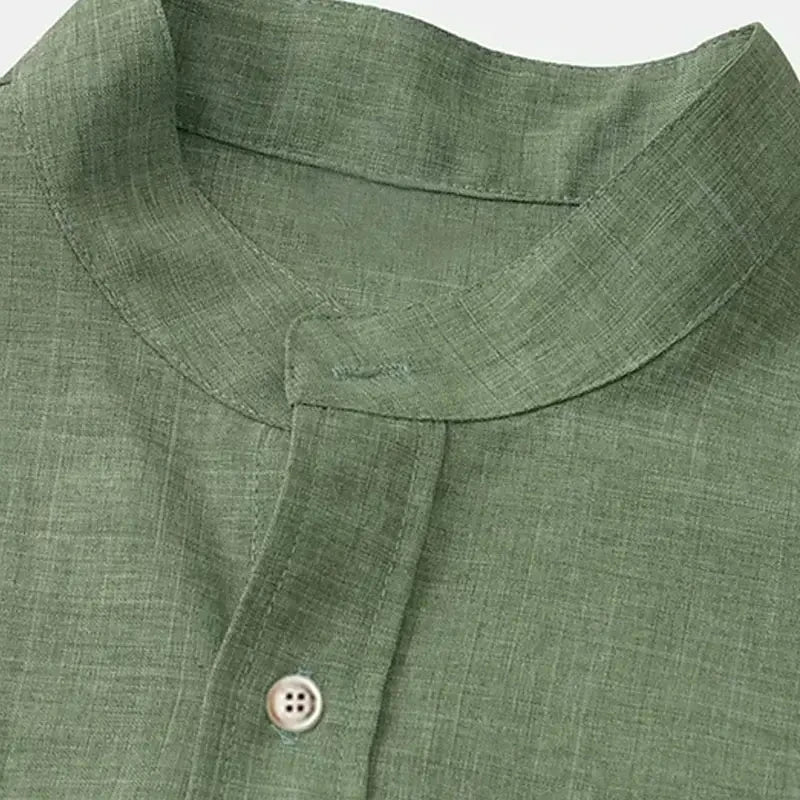 Summer New Short Sleeve Printed Shirt Men's Shirt Collar Casual Fashion Striped Shirt Thin Short Sleeve Shirt Men's - Ellianto fashion Men's