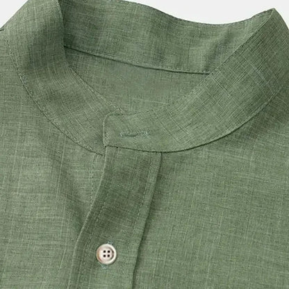 Summer New Short Sleeve Printed Shirt Men's Shirt Collar Casual Fashion Striped Shirt Thin Short Sleeve Shirt Men's - Ellianto fashion Men's
