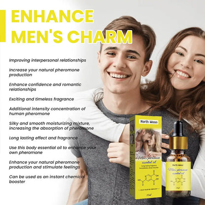 Pheromone Body Essential Oil Strong Pheromone For Man To Attract Women Perfume long-lasting fragrance Sexually Stimulating Oil - Ellianto fashion Men's