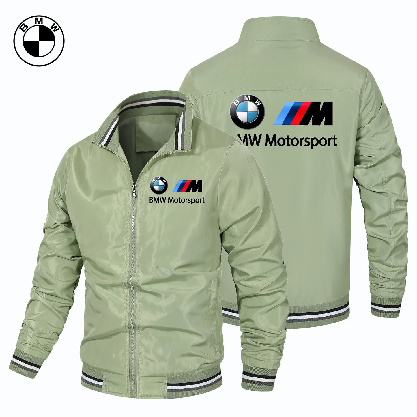 Motorcycle Zipper Top, BMW Thin Jacket, Men's Casual Windproof Jacket, Camping Spring and Autumn Casual Men's Submachine Jacket - Ellianto fashion Men's