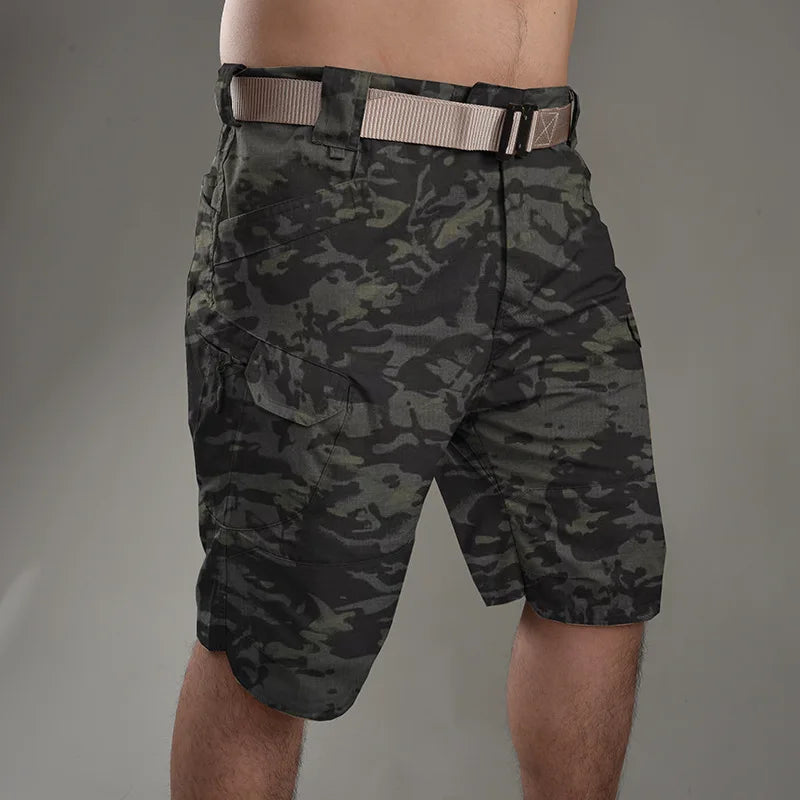 Men's Breathable and Wear-Resistant Urban Tactical 5-Inch Shorts - Tactical Military Fanatic Outdoor Training Hiking Shorts - Ellianto fashion Men's