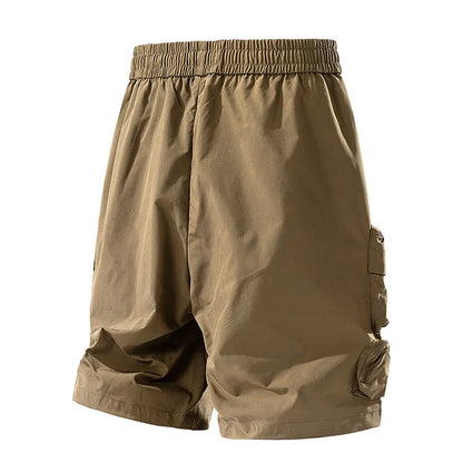New Fashion Men Cargo Shorts Outdoor Loose Multiple Pockets Sports Shorts Summer Breathable Solid Comfort Casual Shorts Men - Ellianto fashion Men's