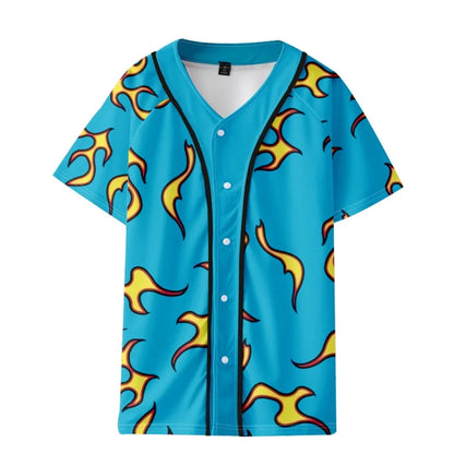 The Creator Golf Fire Flame Blue Hawaiian Shirt – Lightweight, Bold Summer Style for Effortless Beach and Streetwear Comfort for the Modern Gentleman