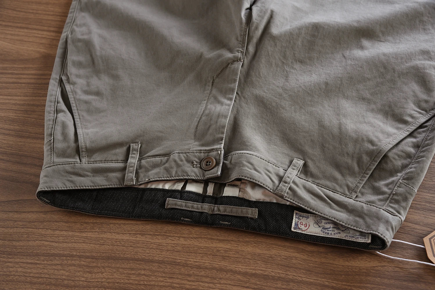 2025 Autumn New American Retro Woven Twill Cargo Pants Men's Simple 97.4% Cotton Washed Micro Elastic Straight Casual Trousers - Ellianto fashion Men's