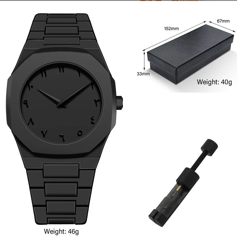 Simple casual men's watches, macaroon color quartz watches, round dial quartz watches, suitable for daily life, gifts - Ellianto fashion Men's