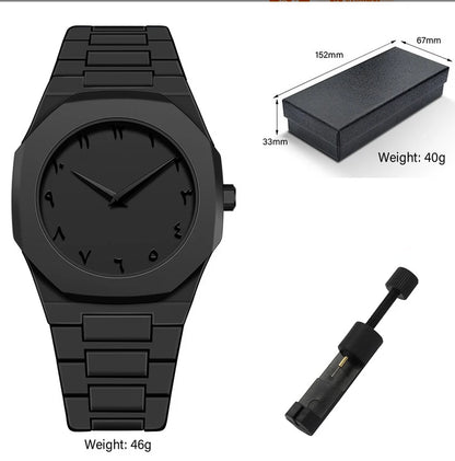 Simple casual men's watches, macaroon color quartz watches, round dial quartz watches, suitable for daily life, gifts - Ellianto fashion Men's