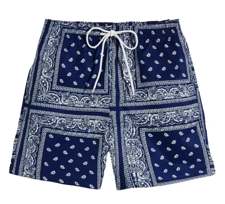 New 3D Print Bandana Clothing Fashion Men Women Shorts Plus Size S-7XL Streetwear Pants Cargo Shorts Men Basketball Summer 2025 - Ellianto fashion Men's