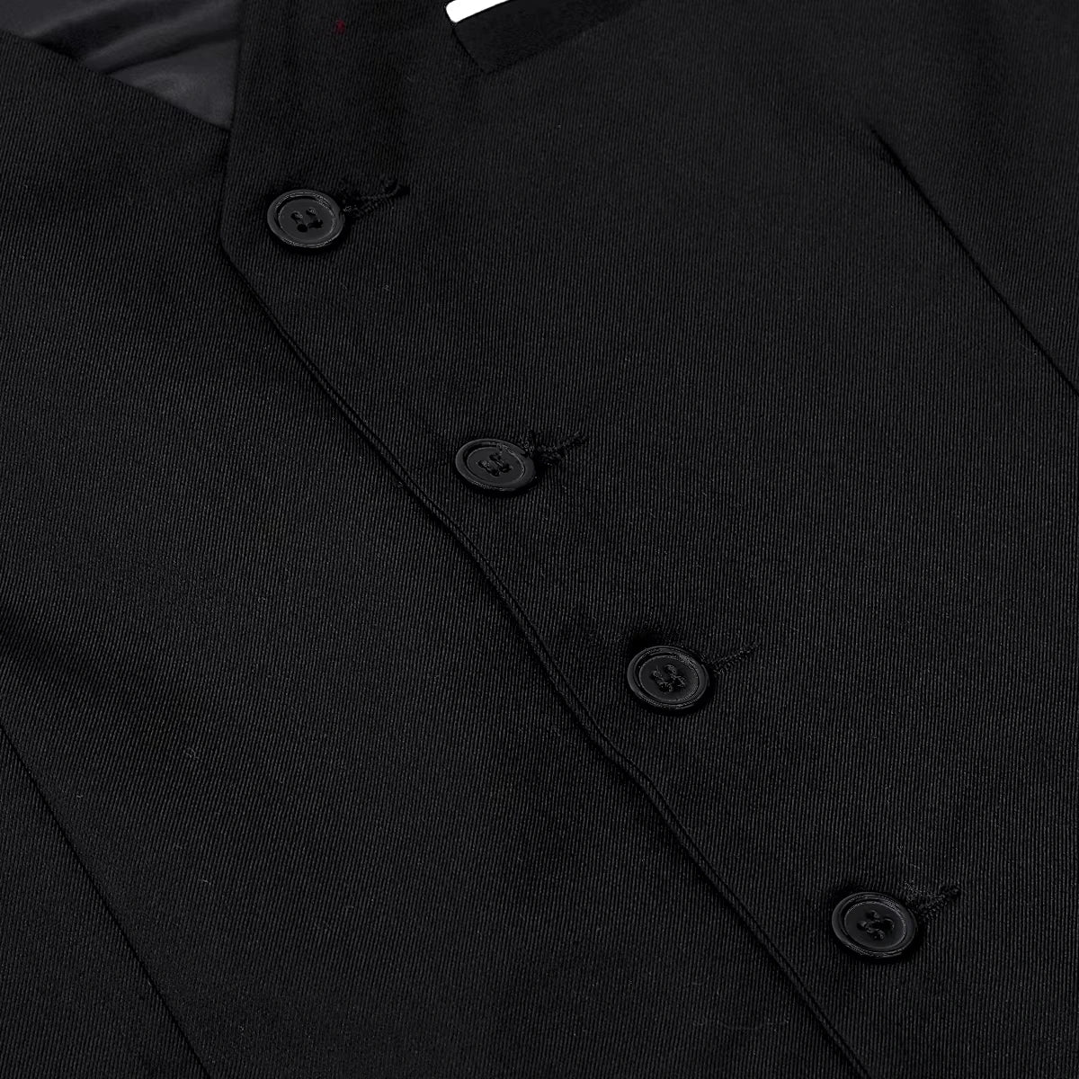 Mens Suit Vest Male Business Formal Wedding Office Birthday Party Outfit Set Easter Church Jacket Black Waistcoat - Ellianto fashion Men's