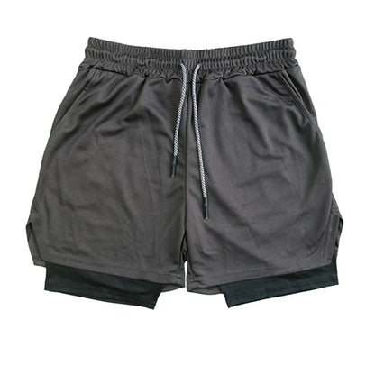 Men's Multi Pocket Shorts Fitness Shorts Casual Beach Sports Lined Skinny Shorts Everyday Style Mesh Camouflage Running Shorts - Ellianto fashion Men's