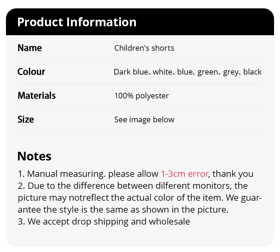 1/3 Pcs men Basic Joker Shorts Boy Leisure Sports Tether Pants Girl Fashion Comfortable Multicolor Combination Hot Pants - Ellianto fashion Men's