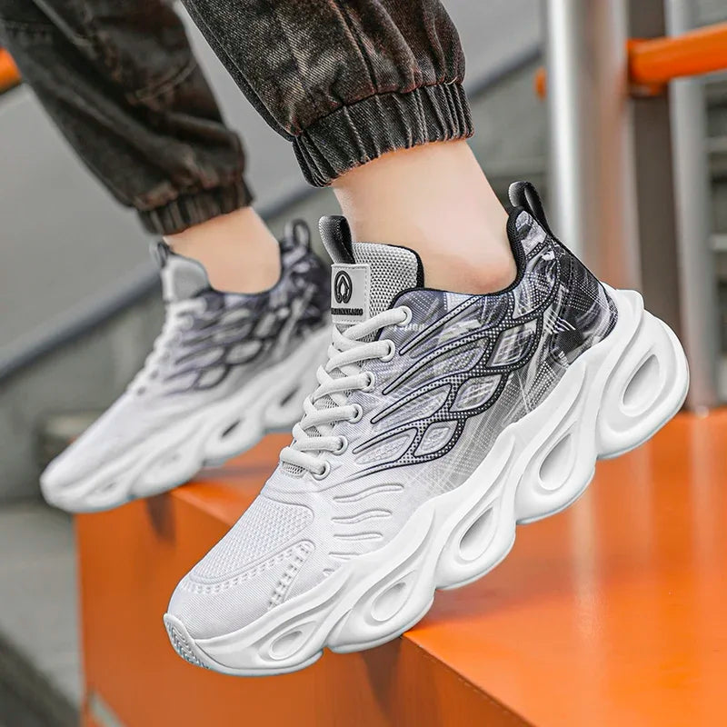 Trendy, versatile, comfortable, and durable slow walking shoes, summer new men's sports shoes - Ellianto fashion Men's