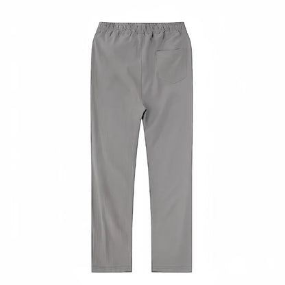 Men's Cotton Linen Pants Joggers Sweatpants Streetwear Breathable Solid Color Linen Trousers Vacation Summer Loose Pants S-5XL - Ellianto fashion Men's