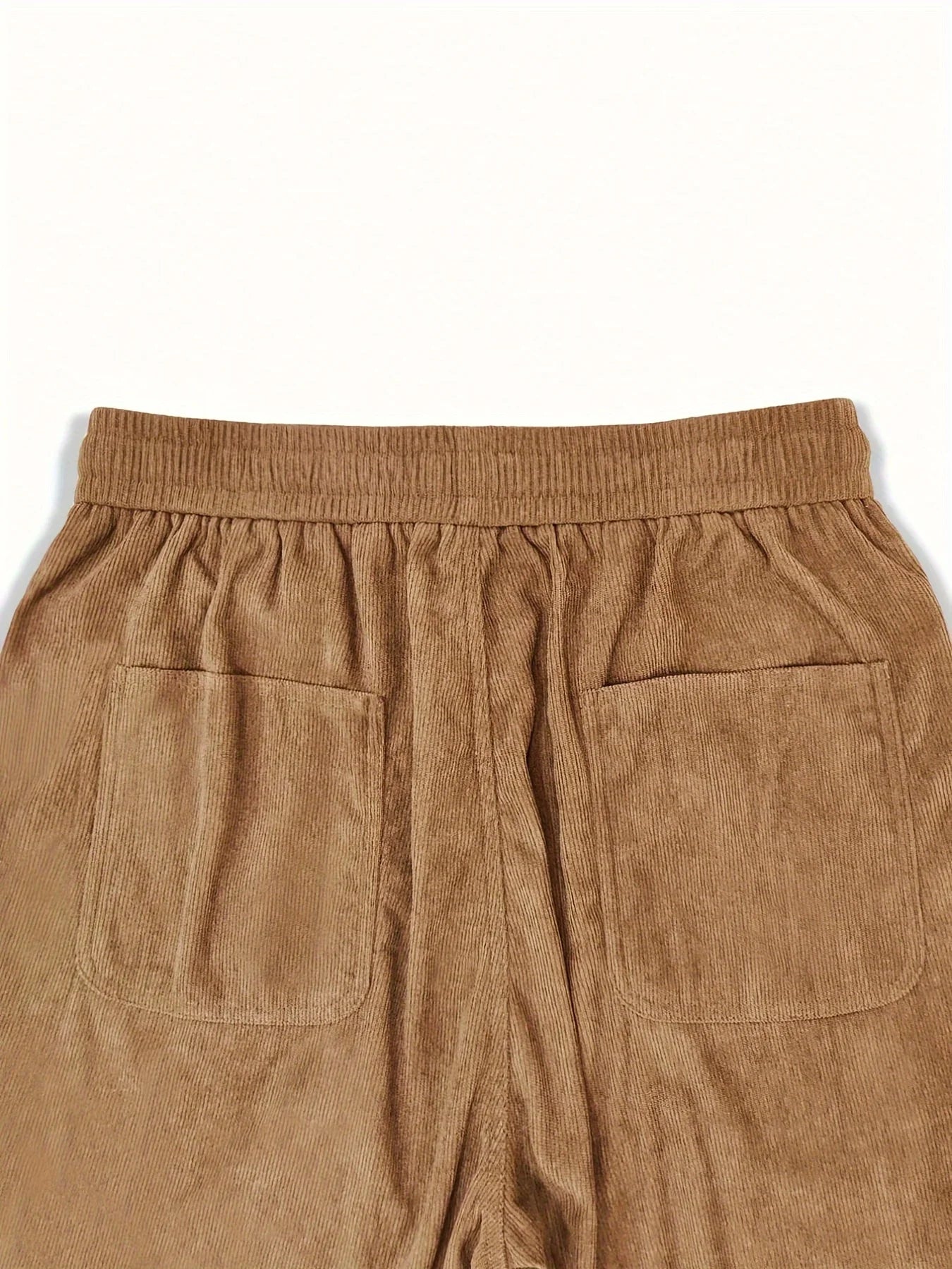 Corduroy pants men clothing Sweatpants Loose-Fit Casual Pants man baggy hosen Regular Length Trousers men cargo pants women - Ellianto fashion Men's