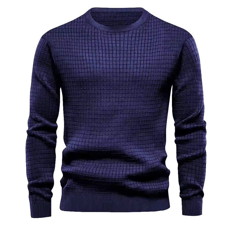 New Men's Crew Neck Sweatshirts Solid Color Large Sweatwear Spring Outdoor Jogging Tops - Ellianto fashion Men's