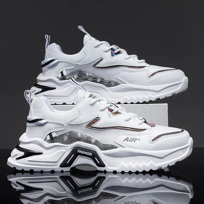 Men's Sneakers Fashion Quality Versatile Elevated Basketball Shoes Comfortable Casual Running Men Shoes Tenis Masculino - Ellianto fashion Men's