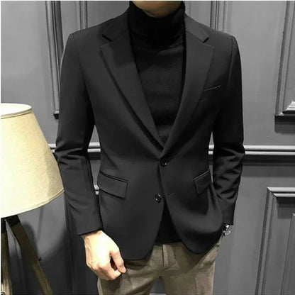 Elegant Cropped Business Blazer for Men – By Ellianto - Ellianto fashion Men's