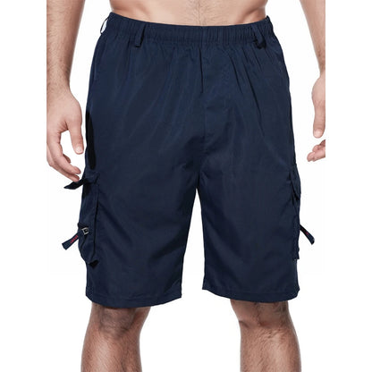 Men's Cargo Shorts Big Size Sports Knee Shorts Classic Short Pants Streetwear Straight Loose Work Casual Street Shorts - Ellianto fashion Men's