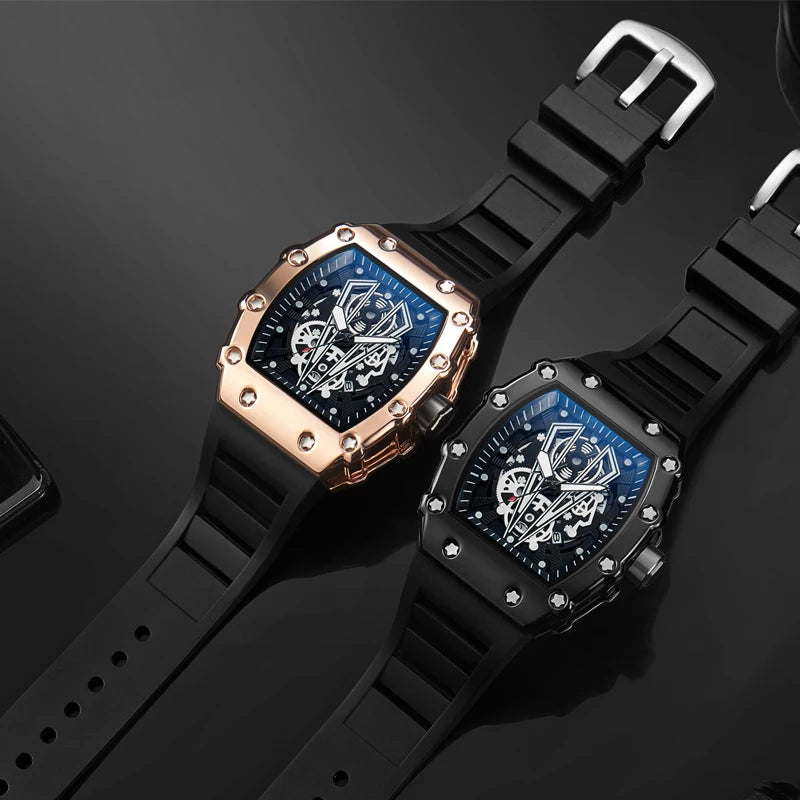 Foreign Trade Watch Large Dial For Men Quartz Waterproof Sport Square Luminous Watch For Men - Ellianto fashion Men's