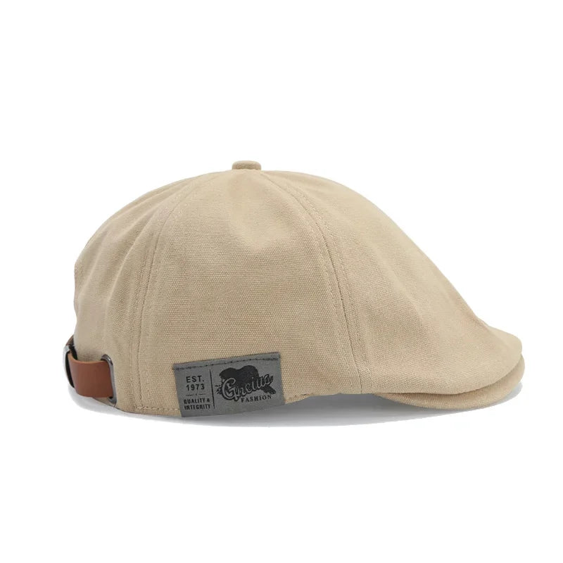 Retro Classic Beret for Men and Women Japanese Street Trend Wearing Duckbill Hats Instead Versatile for Summer and Autumn - Ellianto fashion Men's