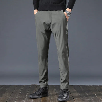 Men's Golf Pants 2025 Spring Autumn High Elasticity Fashion Casual Versatile Breathable Quality Trousers for Comfortable Wear - Ellianto fashion Men's