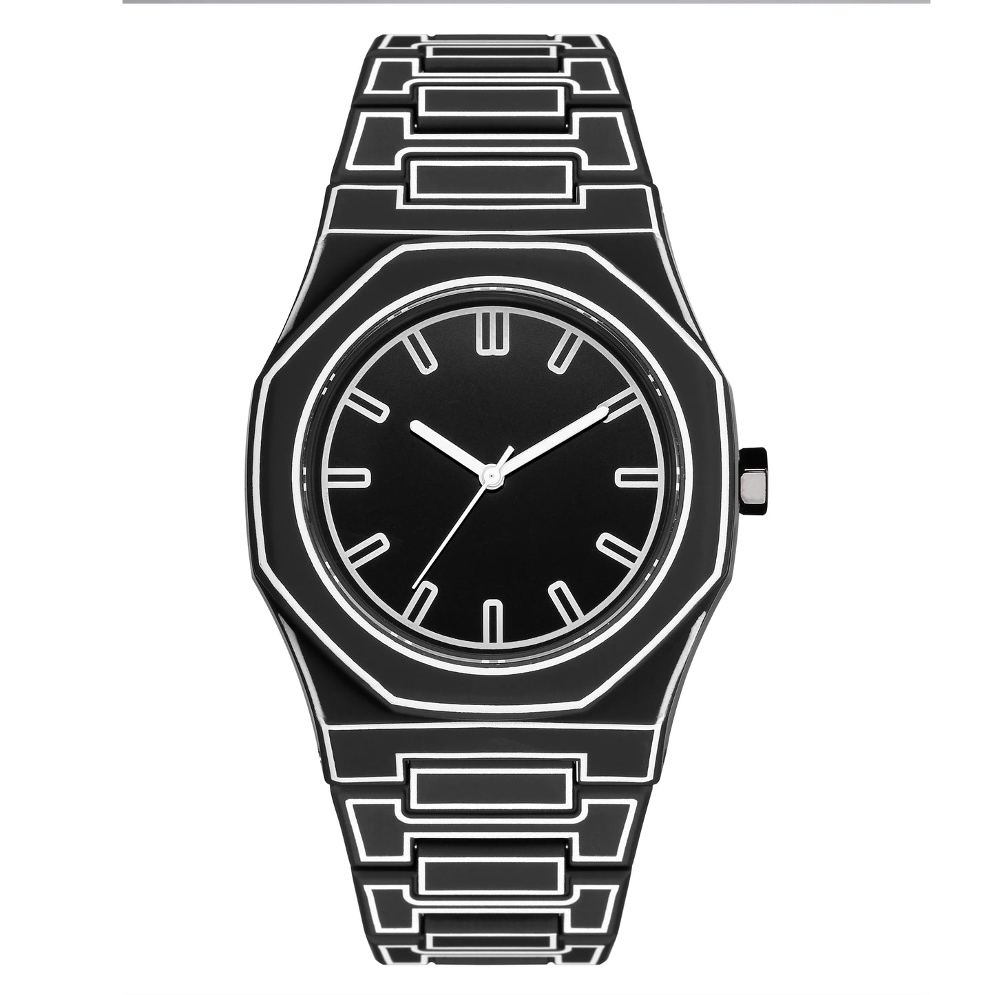 Simple casual men's watches, macaroon color quartz watches, round dial quartz watches, suitable for daily life, gifts - Ellianto fashion Men's