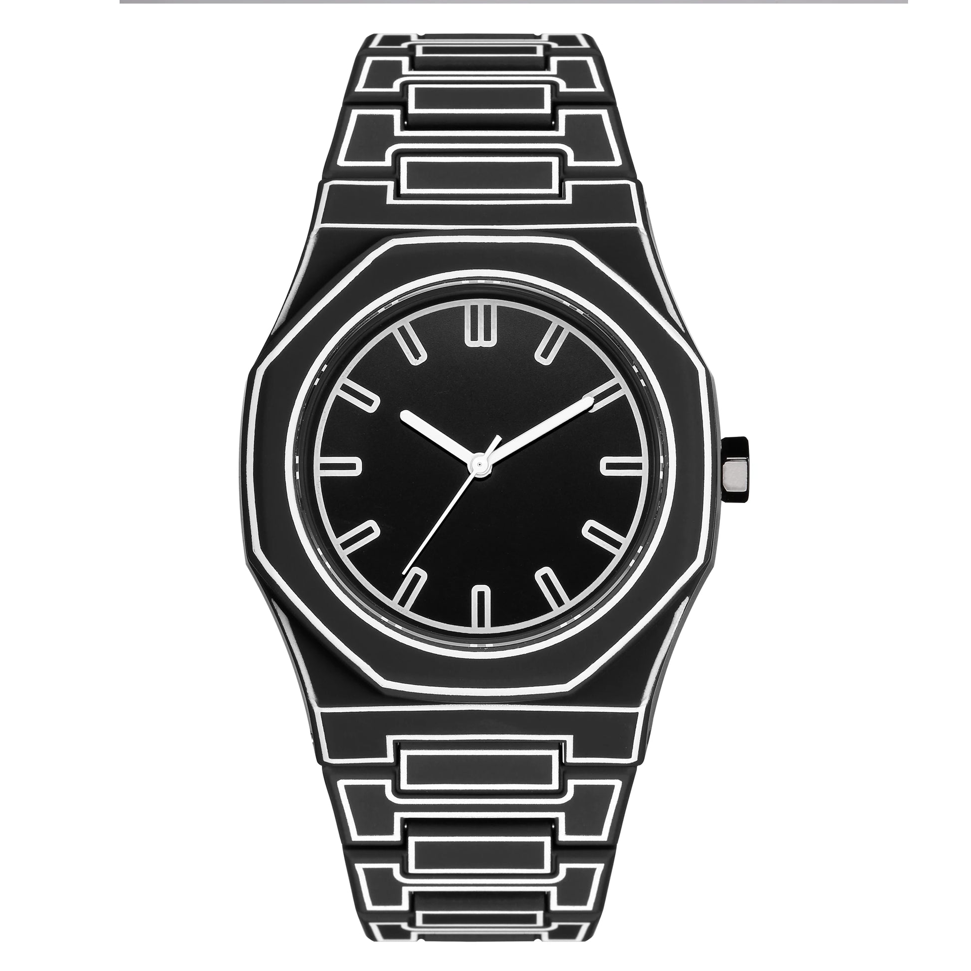 Simple casual men's watches, macaroon color quartz watches, round dial quartz watches, suitable for daily life, gifts - Ellianto fashion Men's