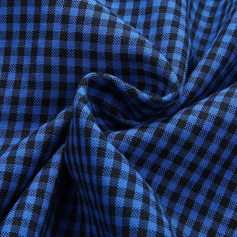 Plus Large Short Sleeve Men Pure Cotton Summer Comforable Plaid Mens Shirts Business Formal Casual Slim Fit Loose Big Size 8XL