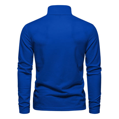 AIOPESON Deer Embroidery Men's Polo Shirts Solid Color Long Sleeve Polo Shirts for Men New Spring Social Business Polos Male - Ellianto fashion Men's