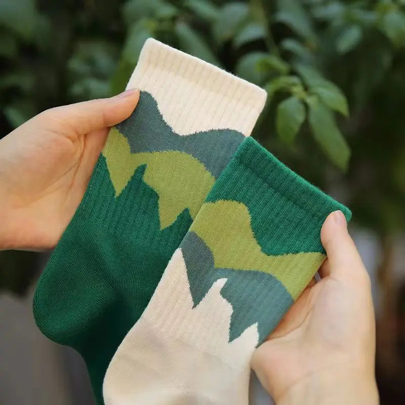 4 Pairs Of Fashionable And Soft AB Socks, Comfortable And Breathable Men's And Women's Socks, Suitable For Running And Fitness - Ellianto fashion Men's