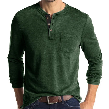 Men Fashion Casual T-Shirts Long Sleeve Tops For Man Soild O Neck Shirts Elastic Gym T Shirt Soccer Tees Streetwear Man Clothing - Ellianto fashion Men's