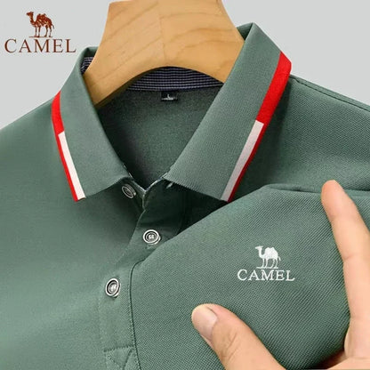 Set European brand Polo shirts for men in the new summer of 2025, high-quality, fashionable, casual, comfortable and breathable shor - Ellianto fashion Men's