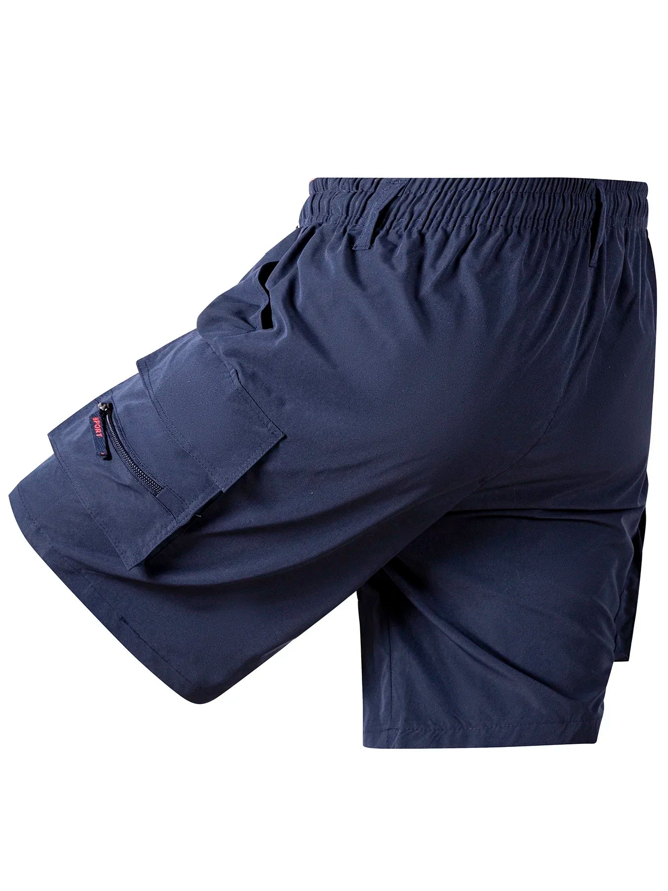 Men's Loose Cargo Shorts Multiple Pockets Sports - Inspired Casual Style Summer Running Half Pants for Outdoor Beach Fun - Ellianto fashion Men's