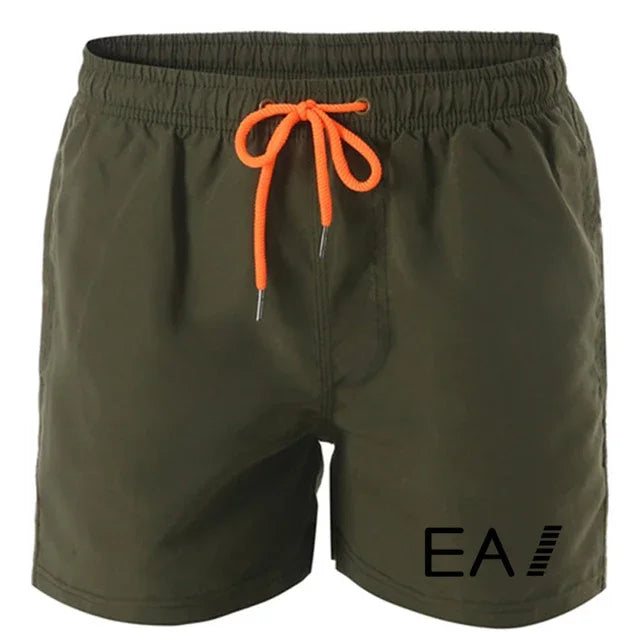 Set 2025 Summer men's swimwear and shorts brand swimwear, sexy swimwear, low-waist breathable swimwear, beach surfing swimming trunk - Ellianto fashion Men's
