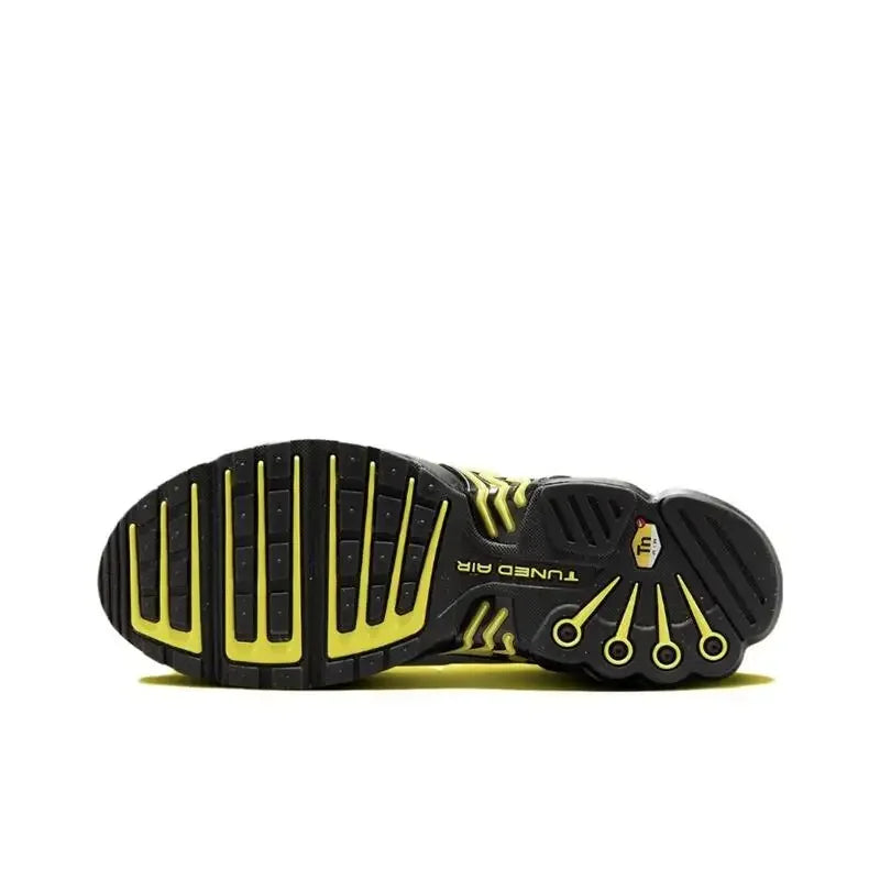 Nike Air Max Plus Tn 3 Running Shoes Non Slip And Durable Fabric Mesh Breathable Light Retro Classic FQ2387-001 - Ellianto fashion Men's