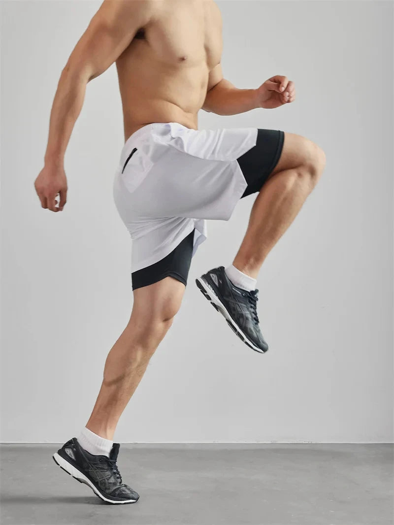 Men's Multi Pocket Shorts Fitness Shorts Casual Beach Sports Lined Skinny Shorts Everyday Style Mesh Camouflage Running Shorts - Ellianto fashion Men's