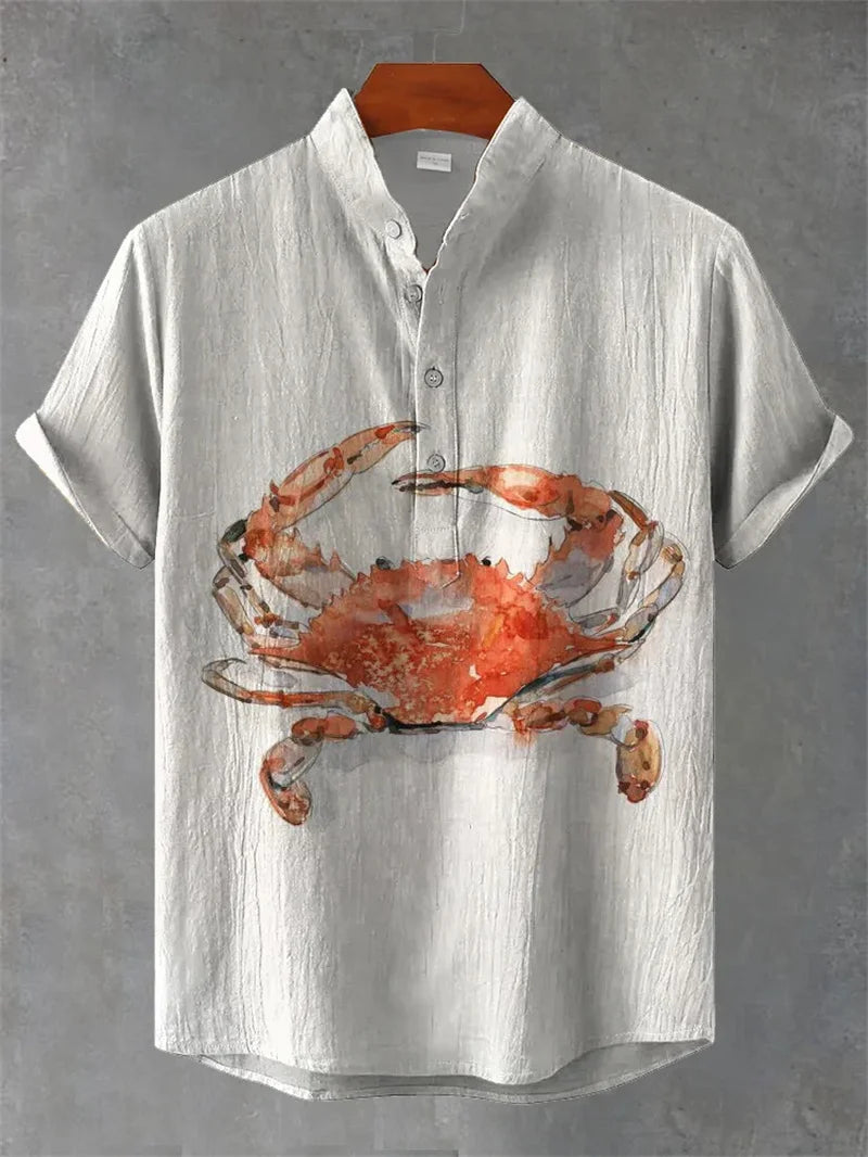 2025 Summer Hawaiian Short-Sleeve Shirt – Lightweight, Breezy Comfort and Effortless Casual Style for the Modern Gentleman