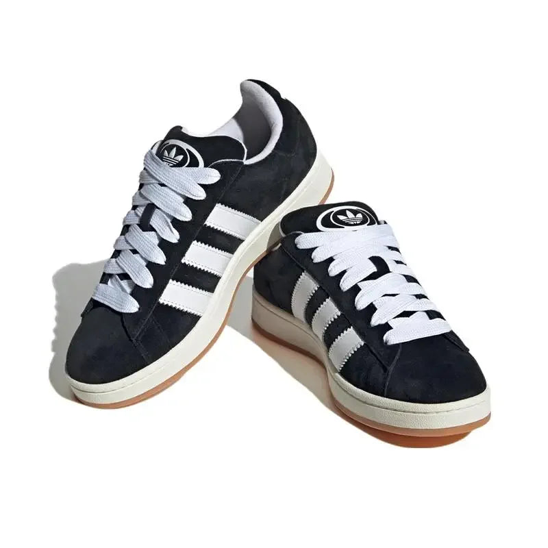 Adidas Originals Campus 00s Men's Unisex Women's Board Shoes Retro Cushioning Breathable Lightweight Black Unisex White - Ellianto fashion Men's